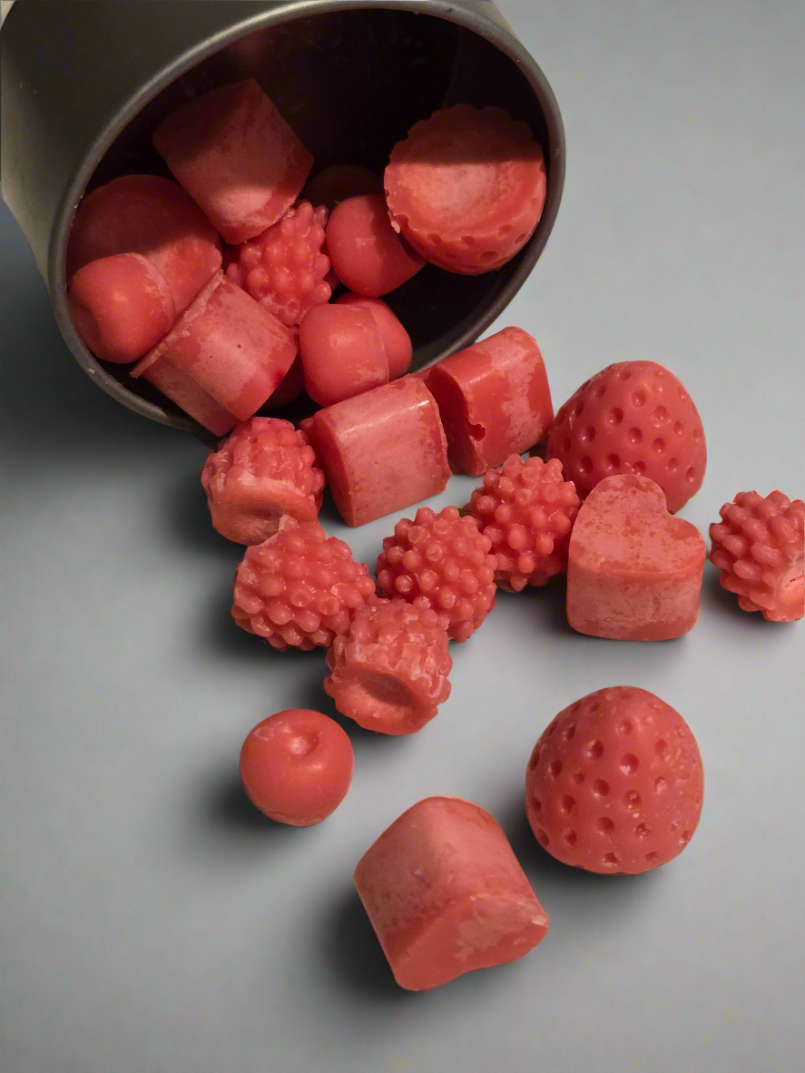 Berry/heart Bubblegum mini melts | Soy wax | 30g | Love you berry much