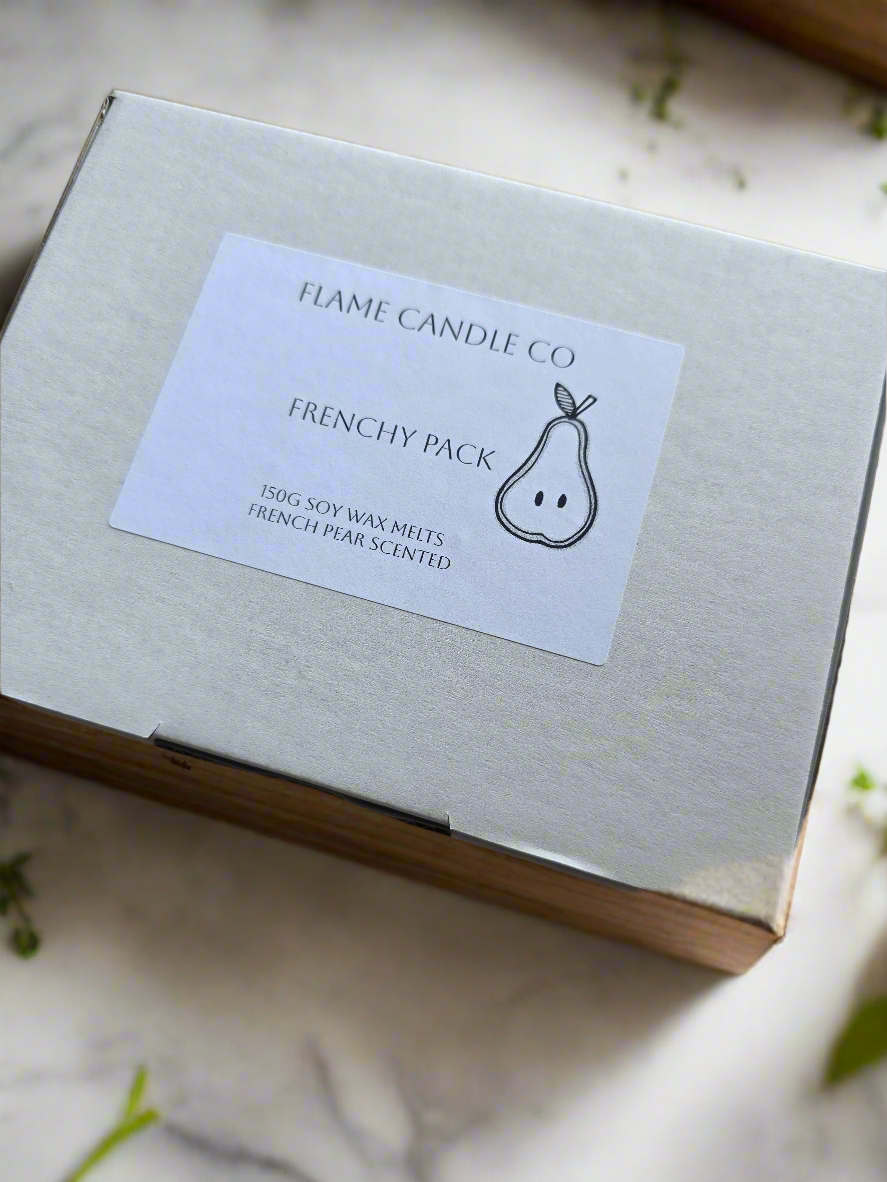 Frenchy Pack | French Pear scented soy wax melts | 150g