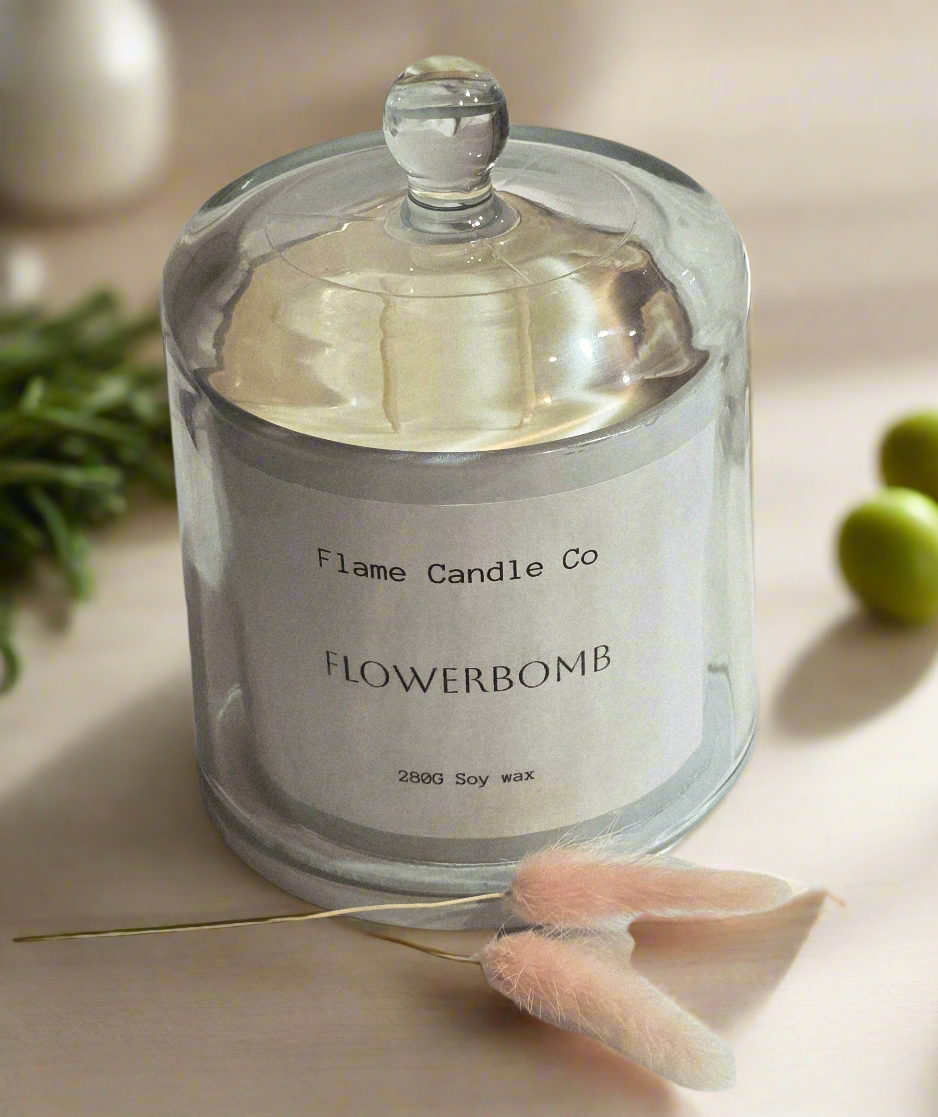 Cloche Flowerbomb | Soy wax candle | 280g