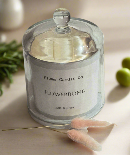 Cloche Flowerbomb | Soy wax candle | 280g