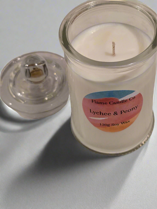 Lychee and Peony | Soy wax candle | 120g