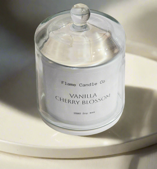 Cloche Vanilla Cherry Blossom | Soy wax candle | 280g