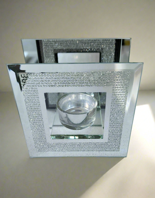 Tealight candle holder | Glass