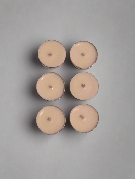 6 Tealights | 100% Soy wax