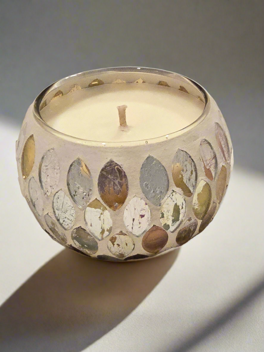 Watermelon Basil | Soy wax candle | 160g | Mosaic gold